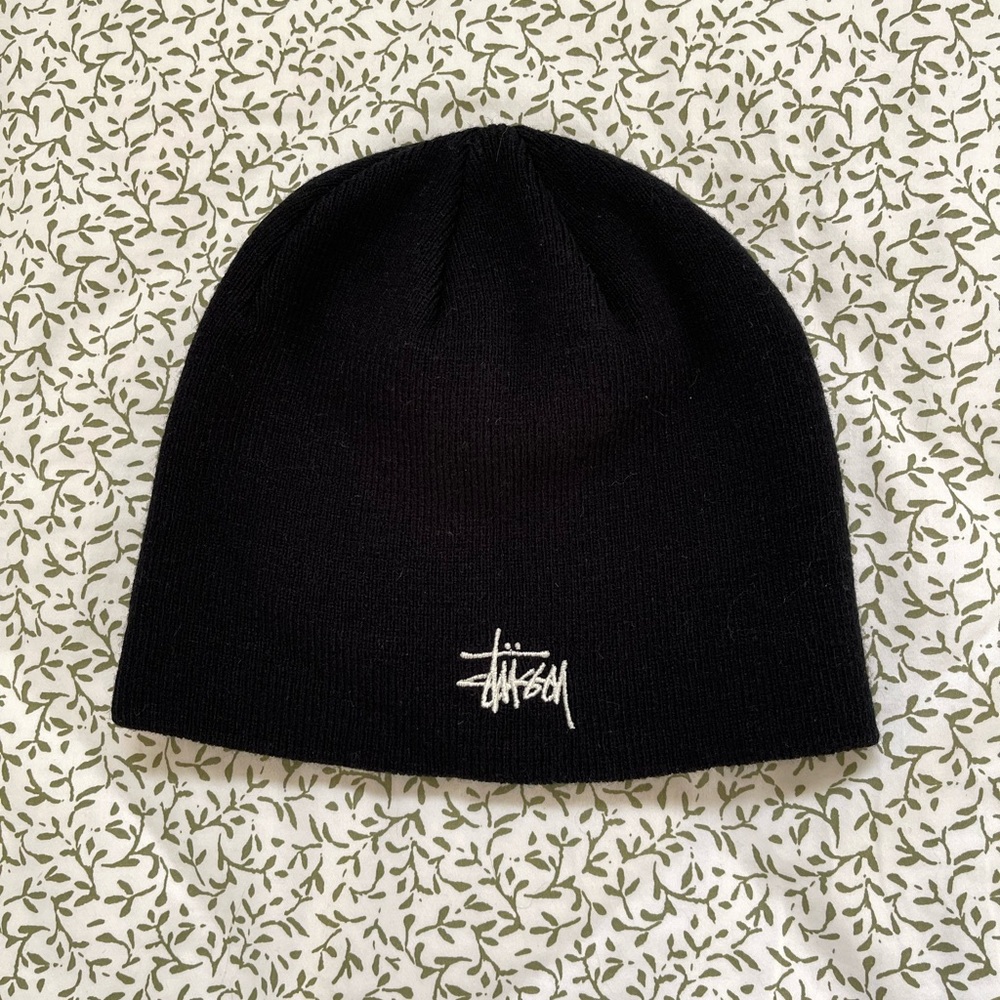 Stussy Basic Skullcap Beanie Black